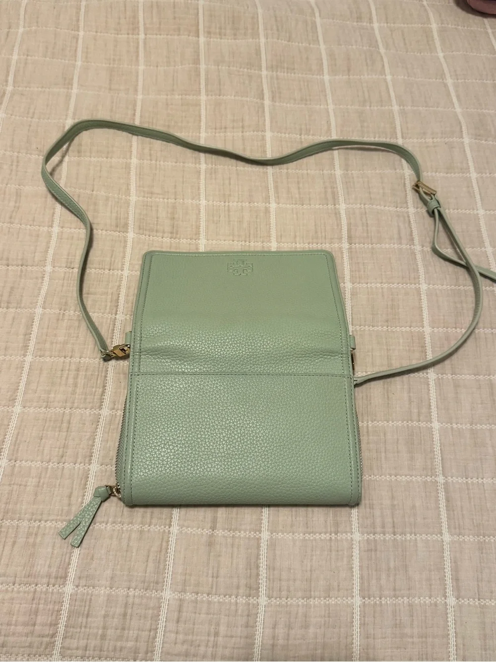 Tory Burch pebbled leather